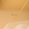 Hollow Heart Necklace - Viexta