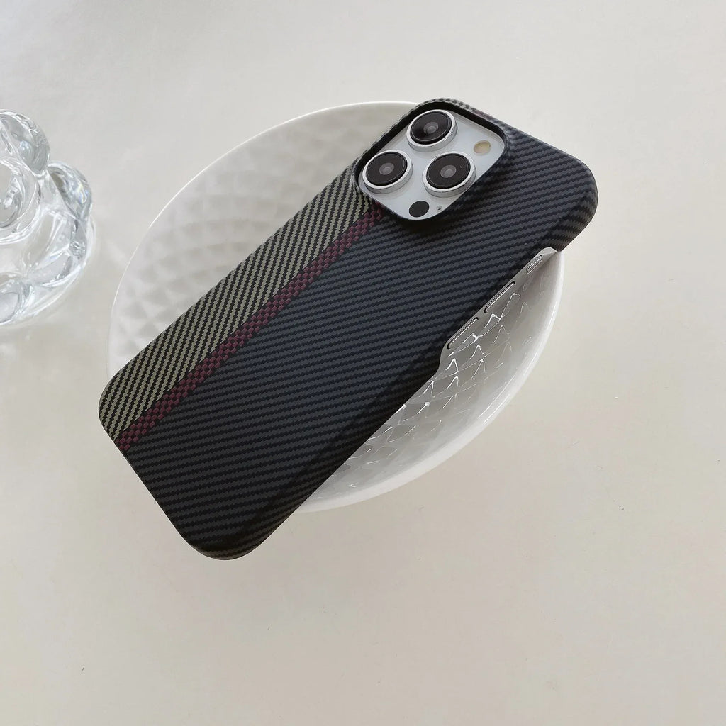 Carbon Fiber Soft Drop-resistant iPhone Case - Viexta