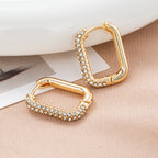 High-grade Round Ring Earrings Women