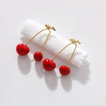 morandi-glazed-cherry-shaped-earrings - Viexta