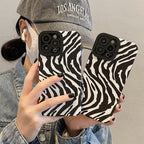 Creative Zebra Pattern Fashion iPhone Case - Viexta