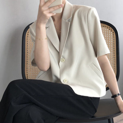 Summer Drape Suit Tops