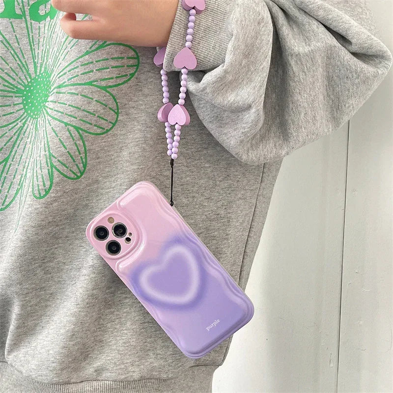 fog-overlapping-love-iphone-case-with-bracelet - Viexta
