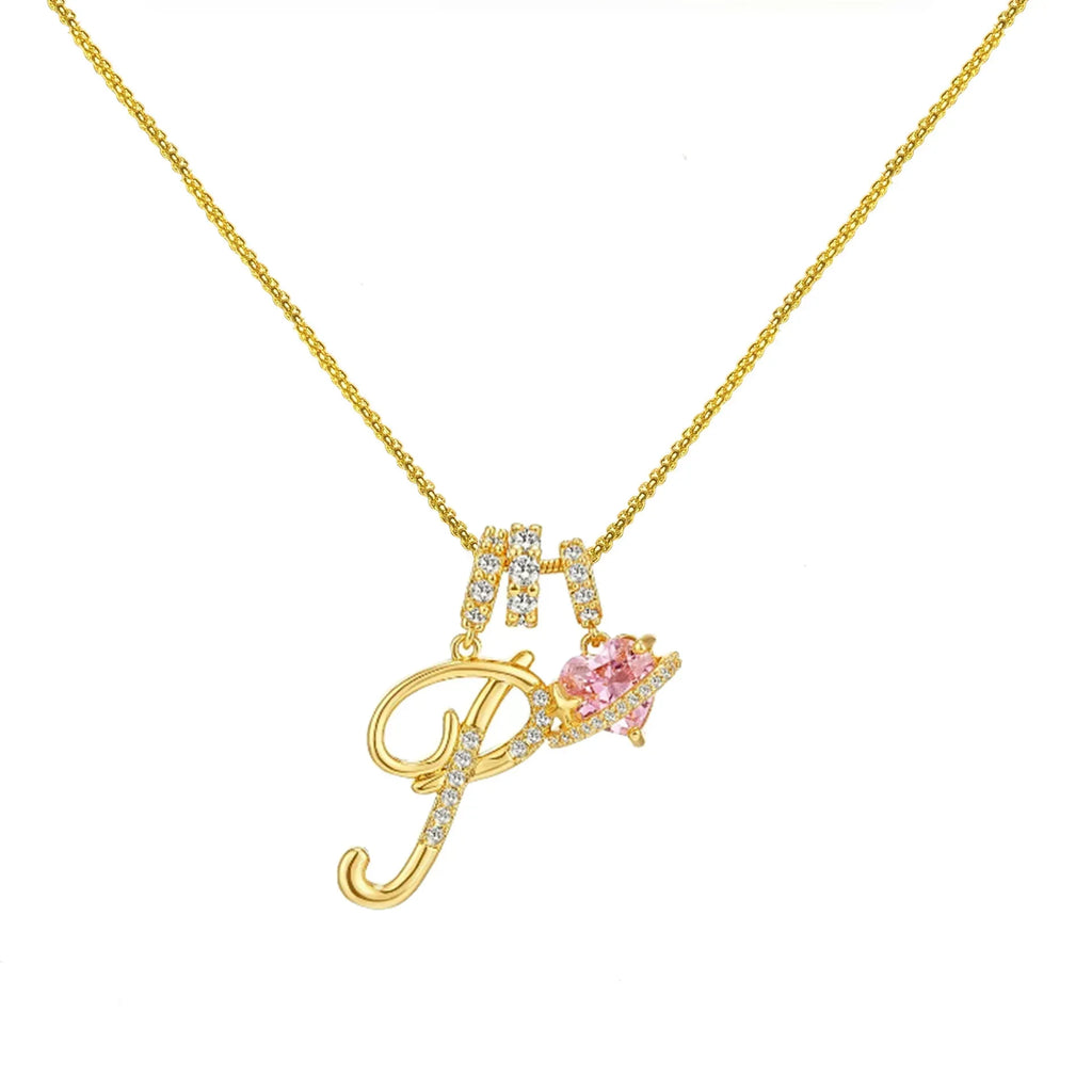Dopamine 26 English Letter Necklace - Viexta