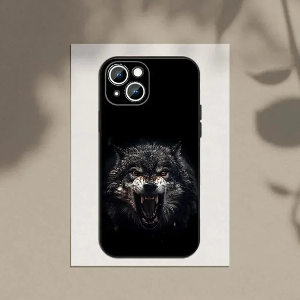 domineering-eyes-wolf-soft-shell-iphone-case - Viexta