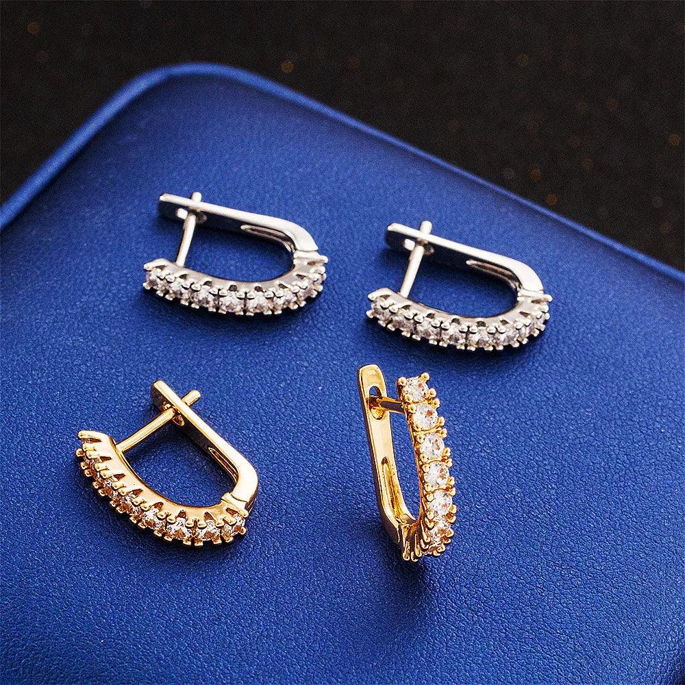 Classic Zircon Women's Earrings - Viexta