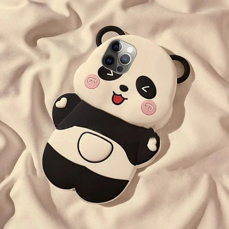 cute-panda-silicone-iphone-case - Viexta
