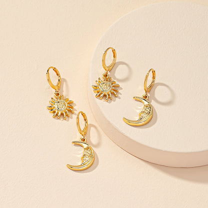 Pair Crescent Trendy Earrings