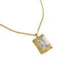 Dainty Square Neckpiece - Viexta