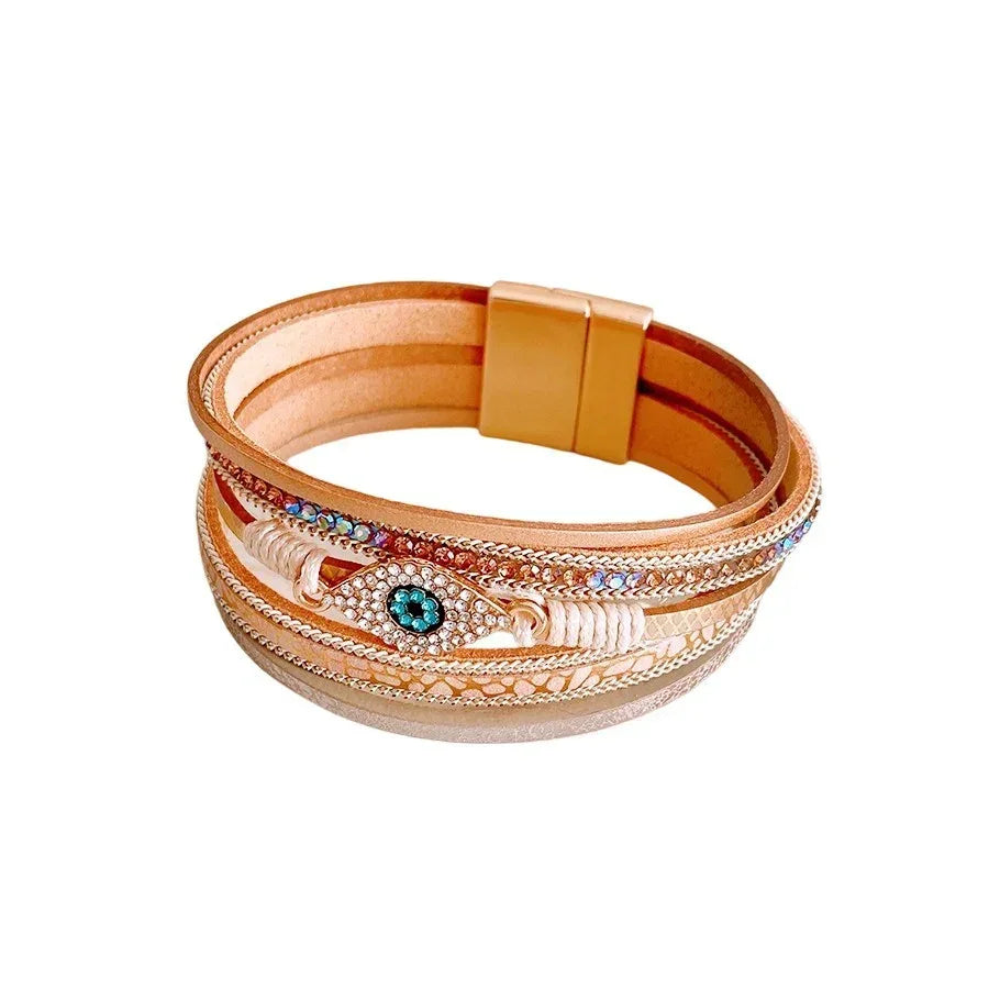 Diamond-embedded Bracelet - Viexta