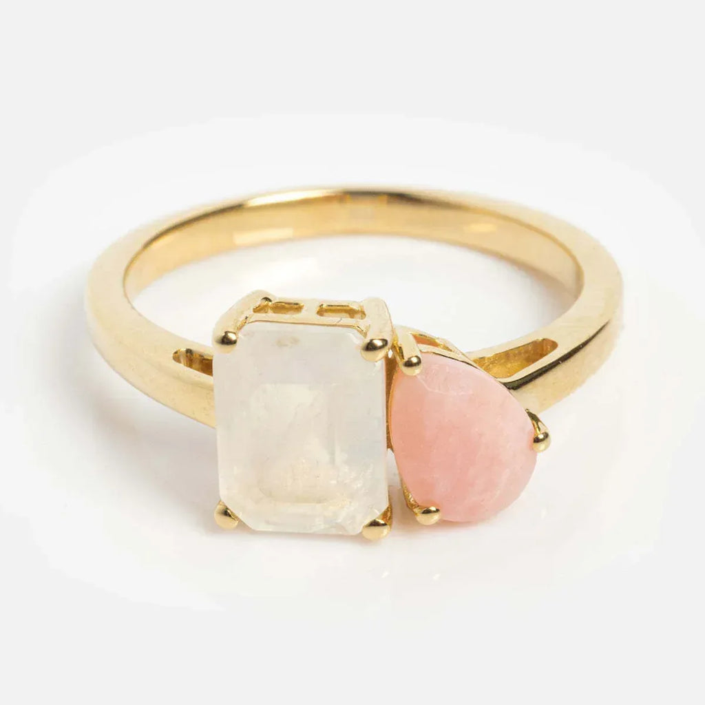 18k Multi-Color Zircon Ring - Viexta