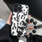 Leopard Printed Plush iPhone Case - Viexta