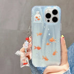 Goldfish Laser Cartoon iPhone Case - Viexta