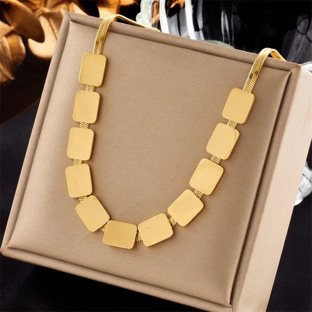 316L Stainless Steel Beaded Necklace - Viexta