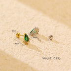 emerald-diamond-screw-ear-studs - Viexta