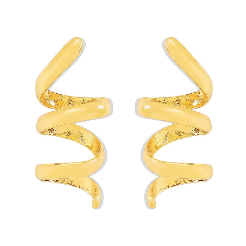 Spiral Personalized Earrings - Viexta