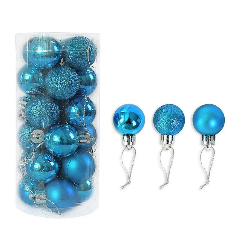 Christmas Decoration Shiny Matte Christmas Ball - Viexta