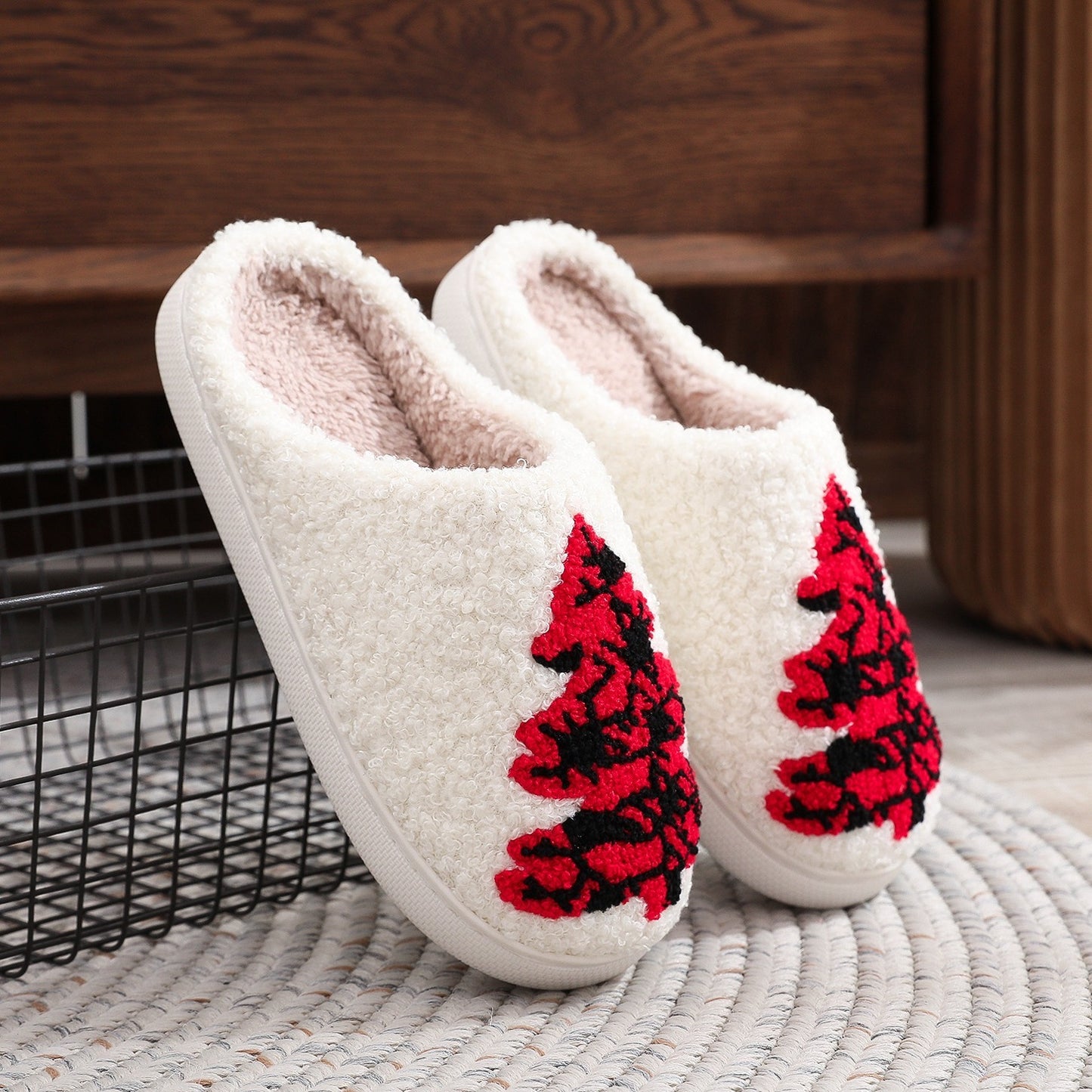 Christmas Tree Home Slippers