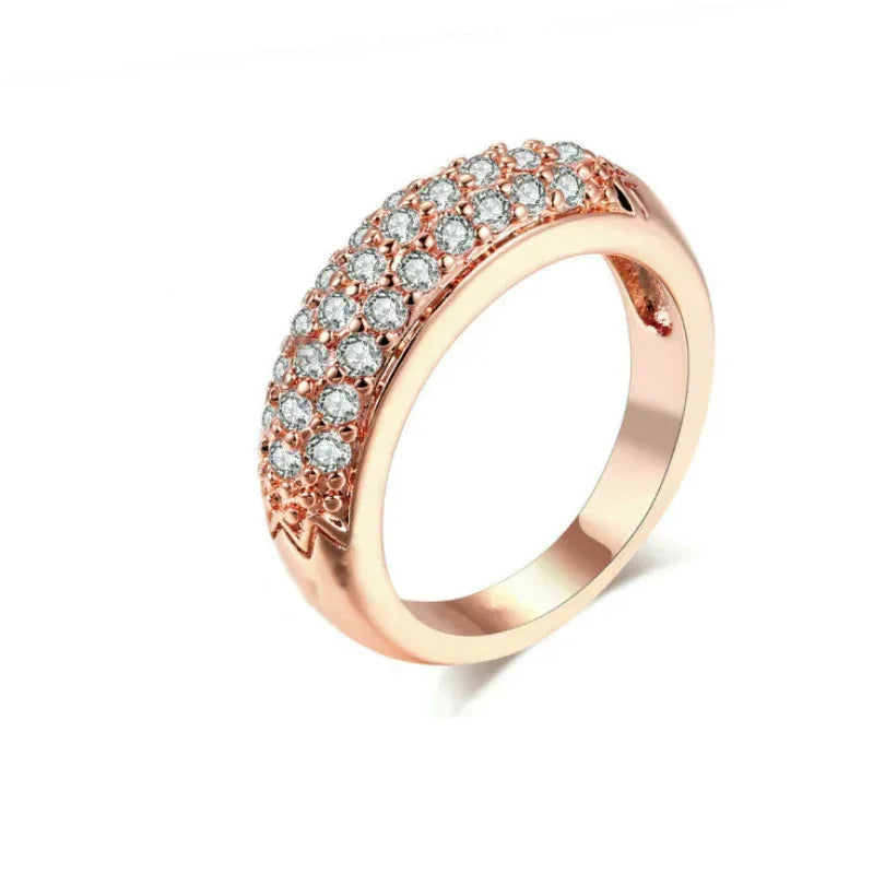 Three Row Zircon Ring - Viexta