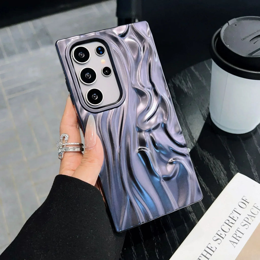 Three-dimensional Pleated Samsung Case - Viexta