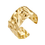 Semi-Circular Hollow C-Shape Bangle