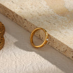 18k Luxury Temperament Flower Ring