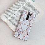 Plating Splice Marble Phone Cases for Samsung Note Series and Redmi - Viexta