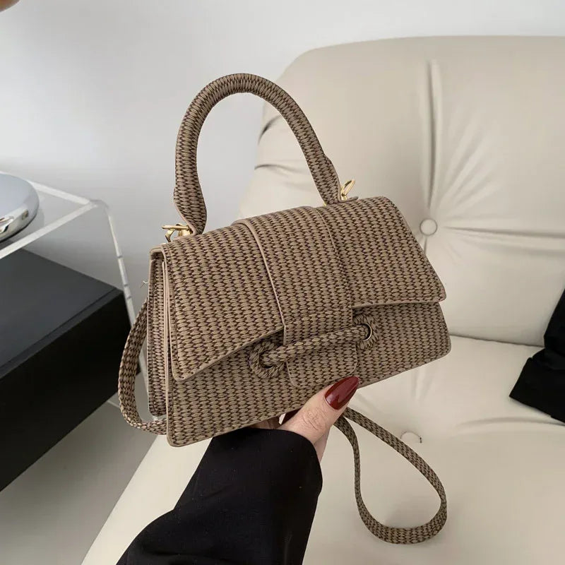 French Fashion Casual Simple Western Style Simple Fashion Shoulder Messenger Bag - Viexta