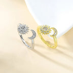 opening-adjustable-star-moon-ring - Viexta