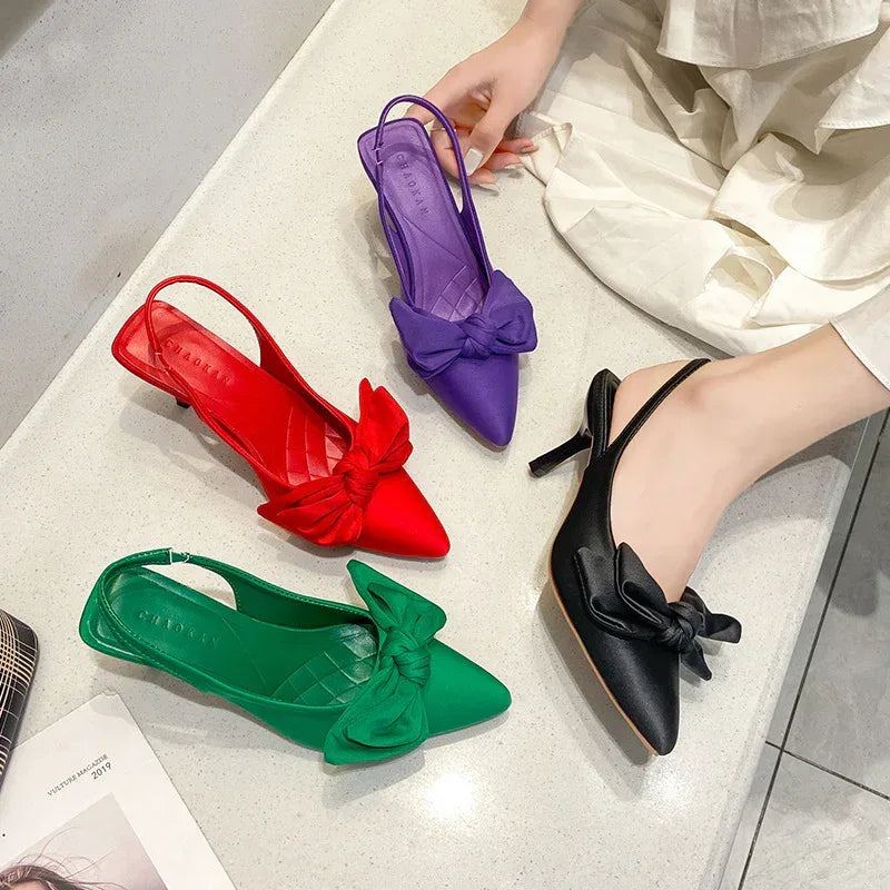 Pointed Thin High Heel - Viexta