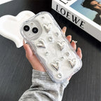 Stereo Glue Silver Love Gem iPhone Case - Viexta