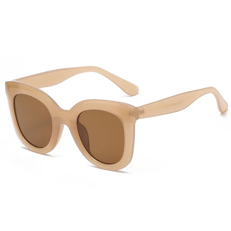 New Large Rim Sunglasses Women - Viexta
