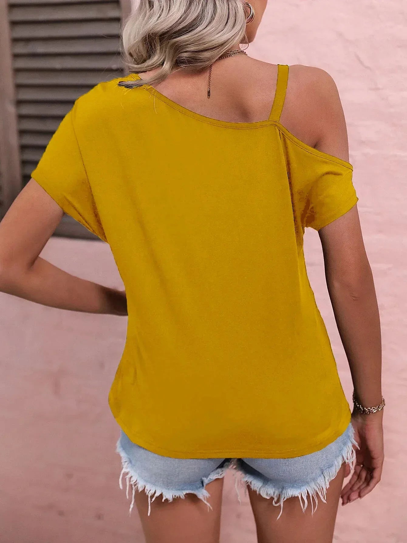 Off Shoulder Irregular Top - Viexta