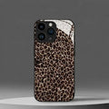 Personalized Black Leopard-print iPhone Case - Viexta