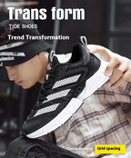 Mesh Breathable Trendy Popcorn Sneakers - Viexta