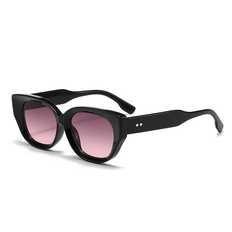 Leopard-Print Cat-Eye Sunglasses