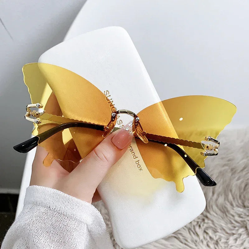 Butterfly Rim Gradient Glasses - Viexta