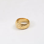 Titanium Steel Crater Ring - Viexta