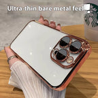 Dustproof Net Transparent Plating IPhone Case - Viexta