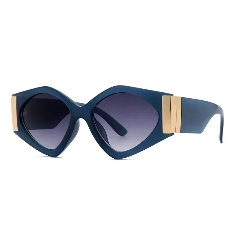 Small Frame Cat Eye Female Sunglasses - Viexta