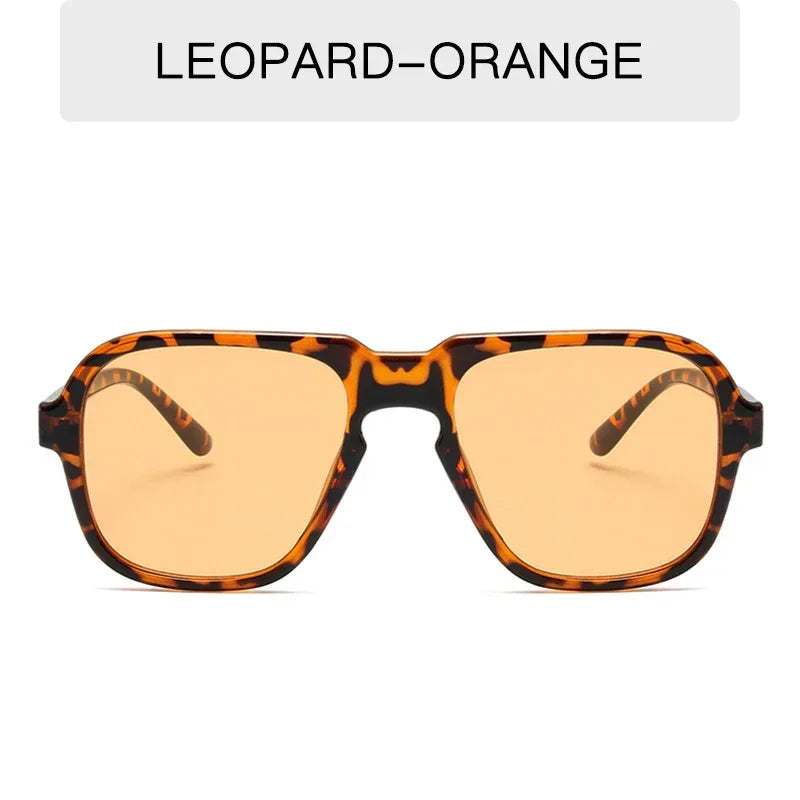 Vintage With Large Rims Sunglasses Men And Women - Viexta