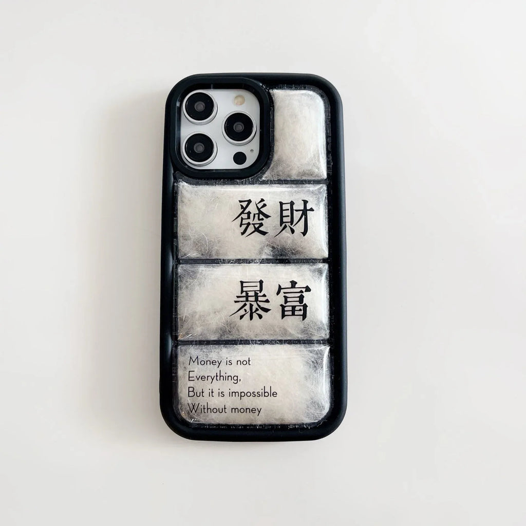 transparent-down-jacket-iphone-case - Viexta
