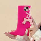 Oucai High Heel Bow Knot iPhone Case - Viexta