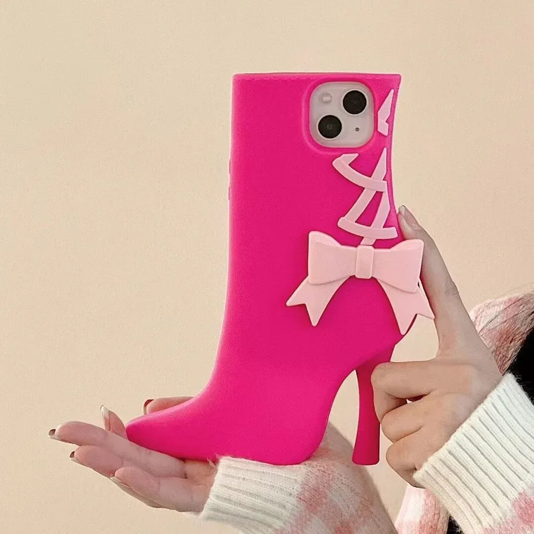 Oucai High Heel Bow Knot iPhone Case - Viexta