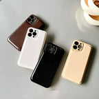 Minimalist Solid Color iPhone Case - Viexta