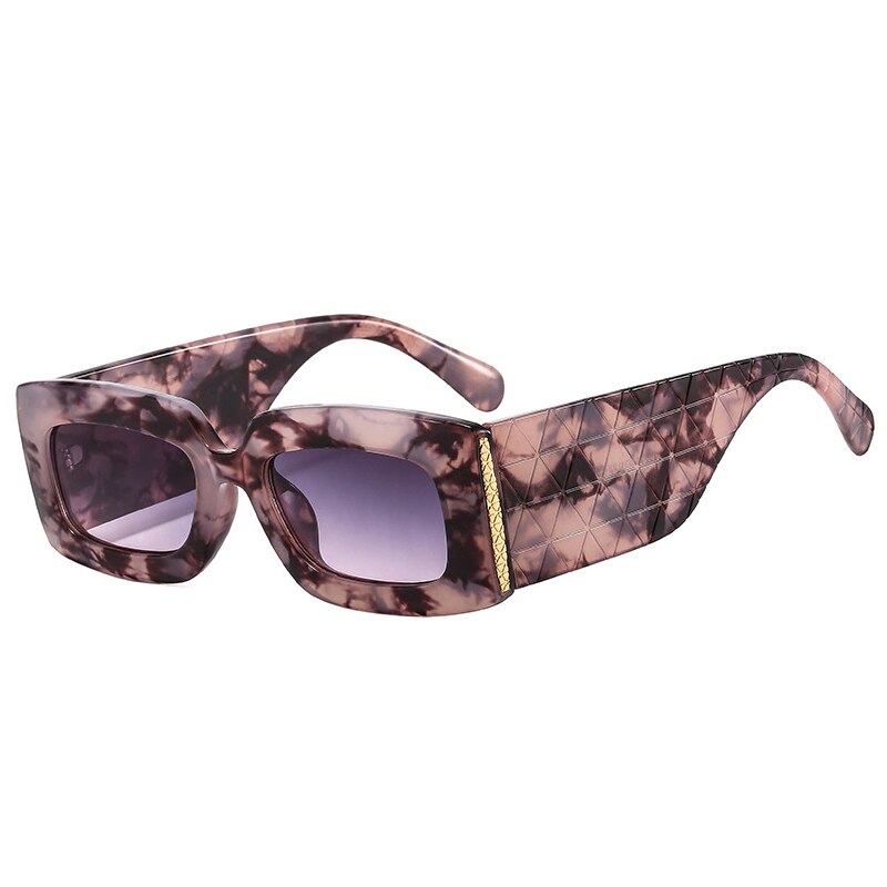 Large Frame Thick Legs Net Red Sunglasses Square Sunshade Sunglasses Female Trend Driving Sunglasses