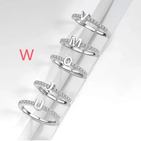 s925-sterling-silver-micro-inlaid-letters-ring - Viexta