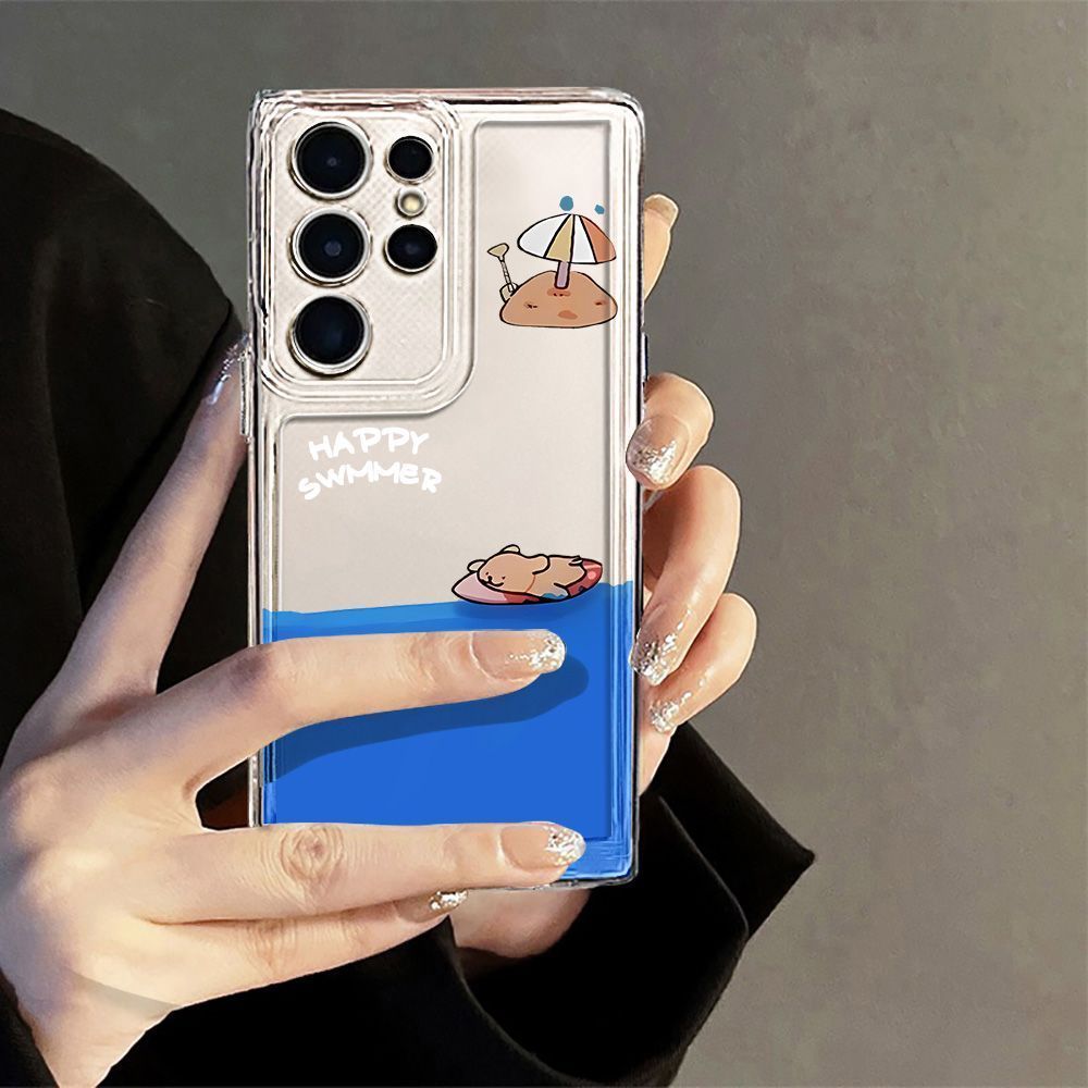 Summer Surfing Puppy Pores Samsung Case