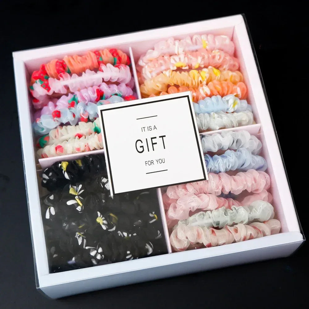 Large Hair Scrunchies Gift Hamper - Viexta