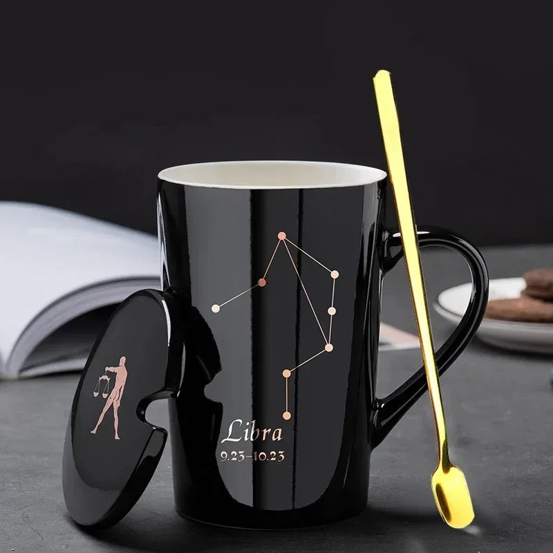 Twelve Constellation Ceramic Cup Set - Viexta